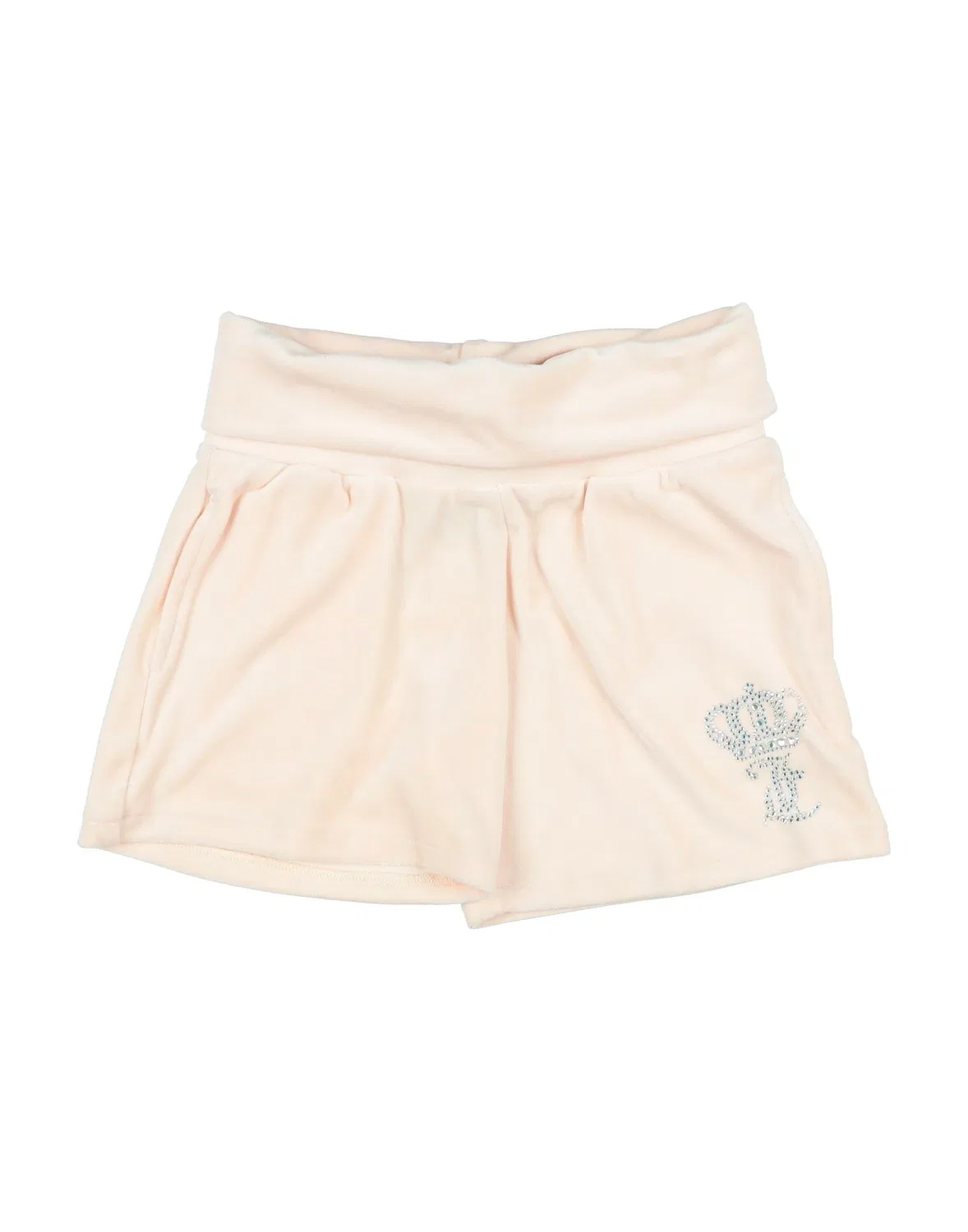 Детские шорты для девочек из велюра Juicy Couture, светло-розовый