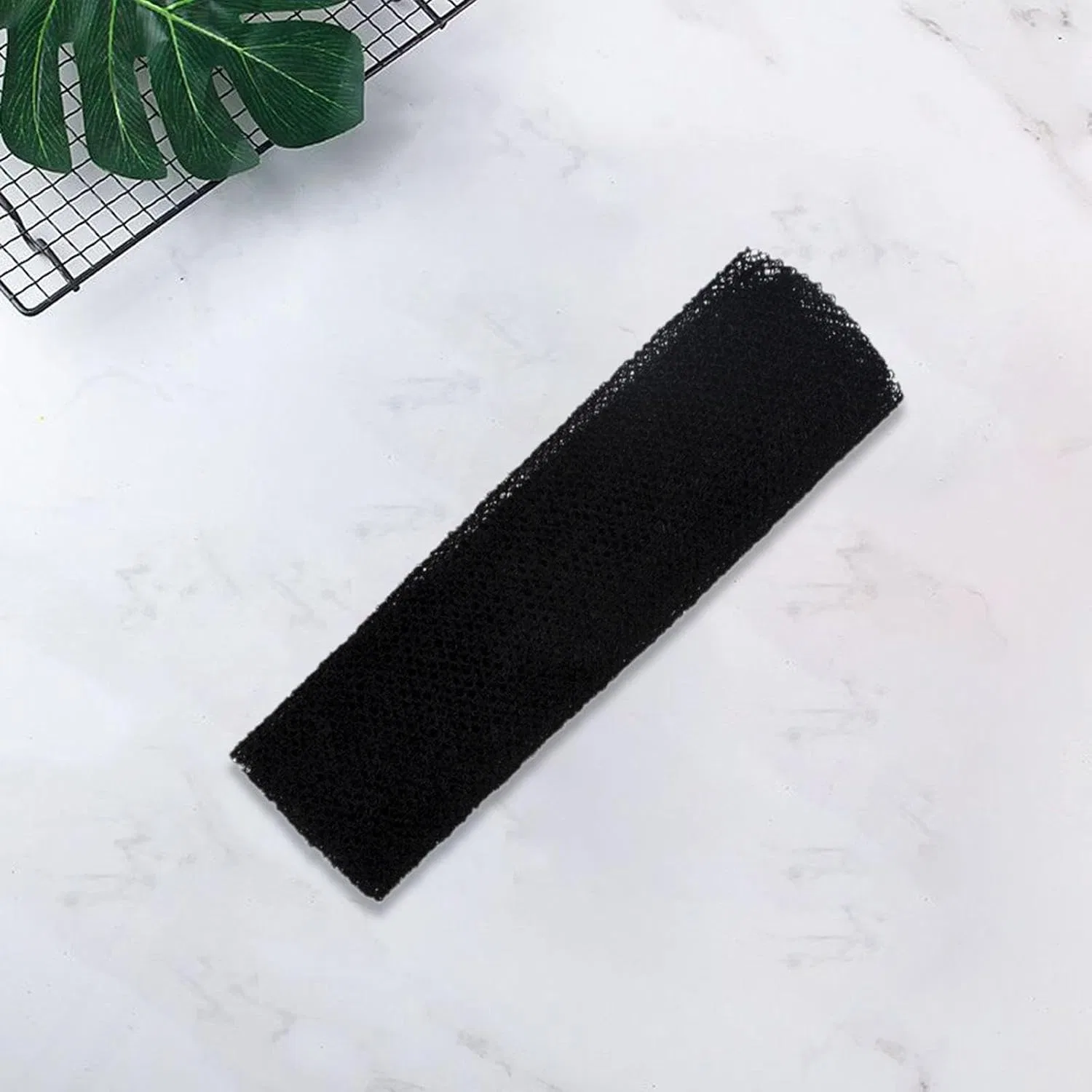 Скрабирующее полотенце для тела, Nylon, 20x65 см, Schwarz Fxzqgnh — фото 4