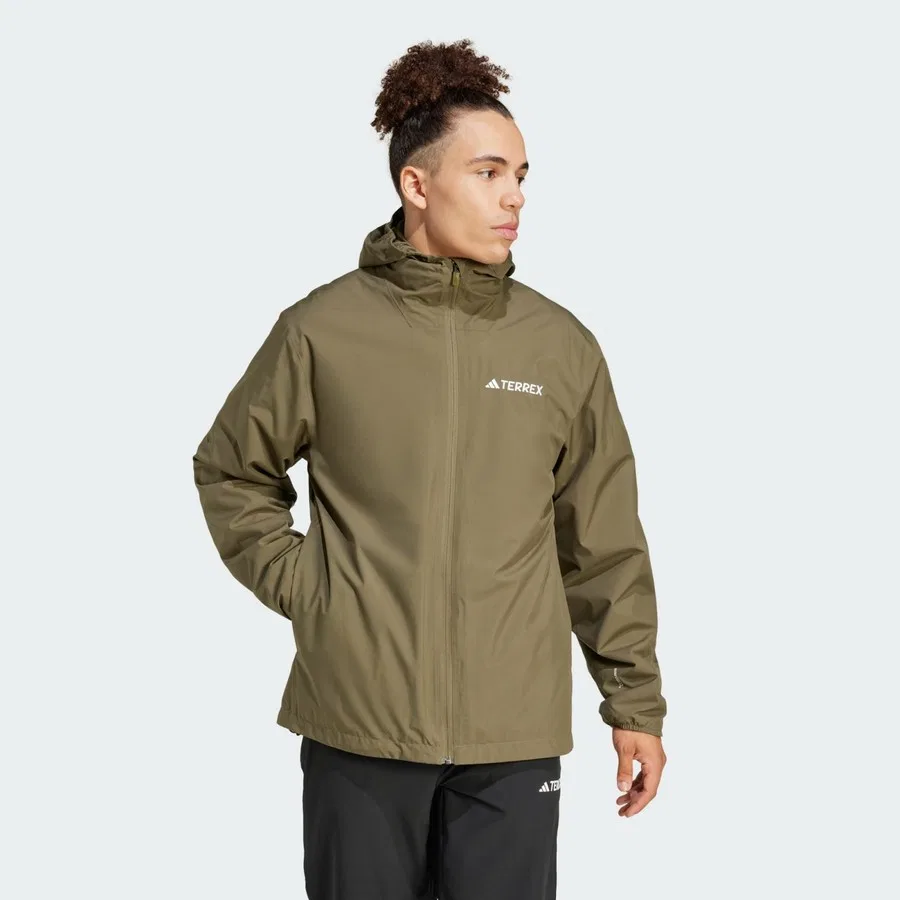 Мужской трехслойный дождевик Terrex Multi Essentials Three-In-One adidas, Хаки