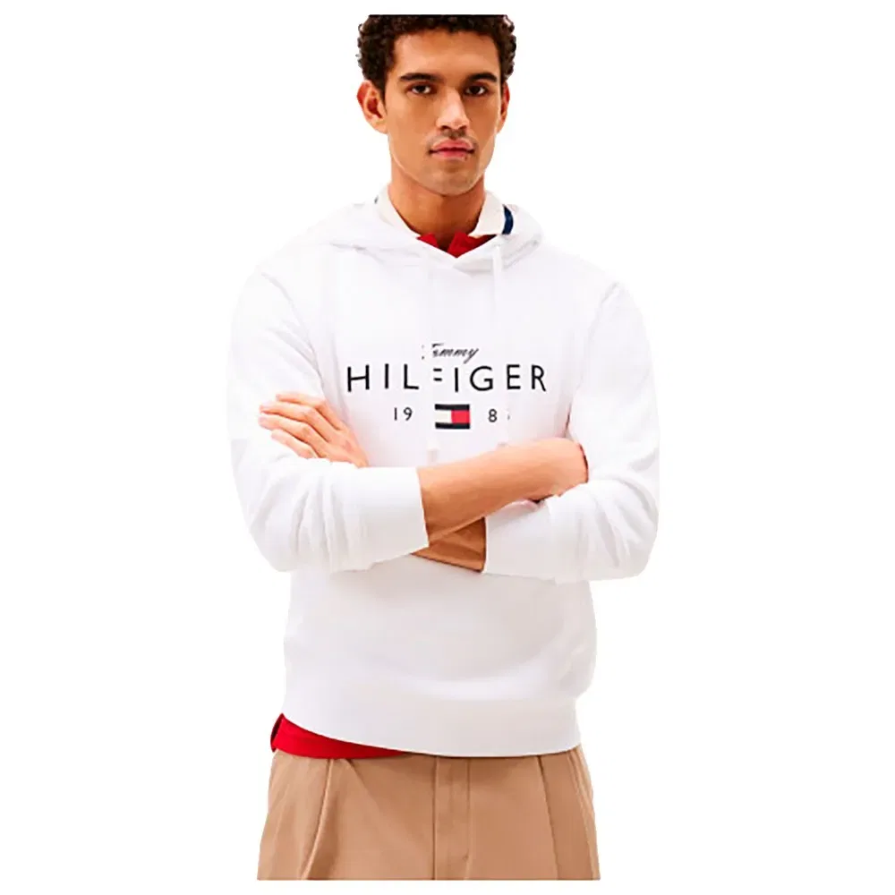Худи с логотипом Tommy Hilfiger, белый