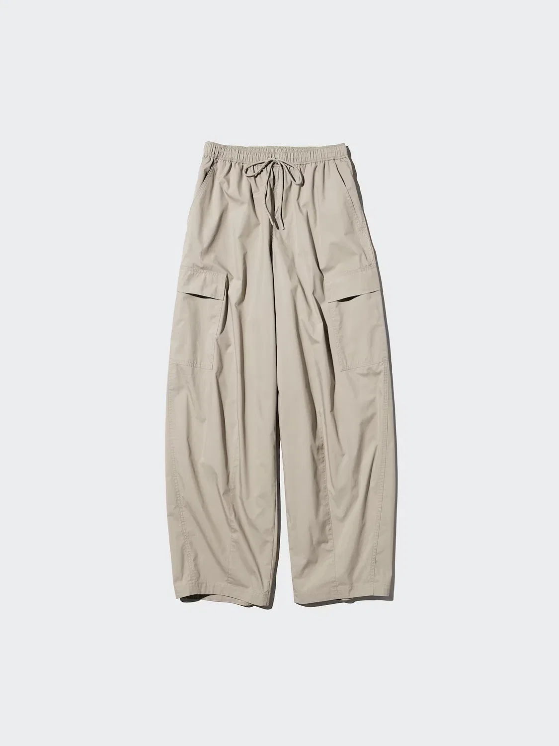 Брюки Uniqlo, рабочие, удлиненный крой, оливковый — фото 4