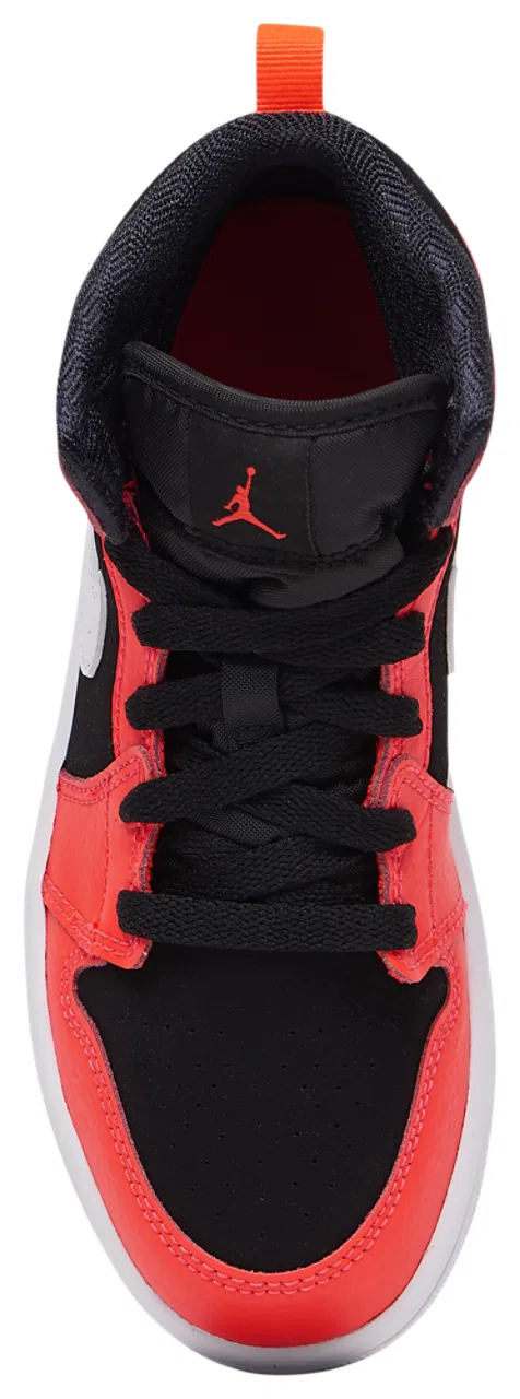 Кроссовки для мальчиков AJ1 Mid Jordan, цвет Infrared 23/Black/White — фото 4