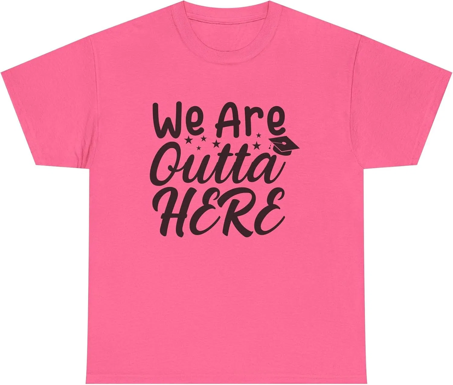Футболка с принтом 'We are Out of Here' Unisex, Multicolor