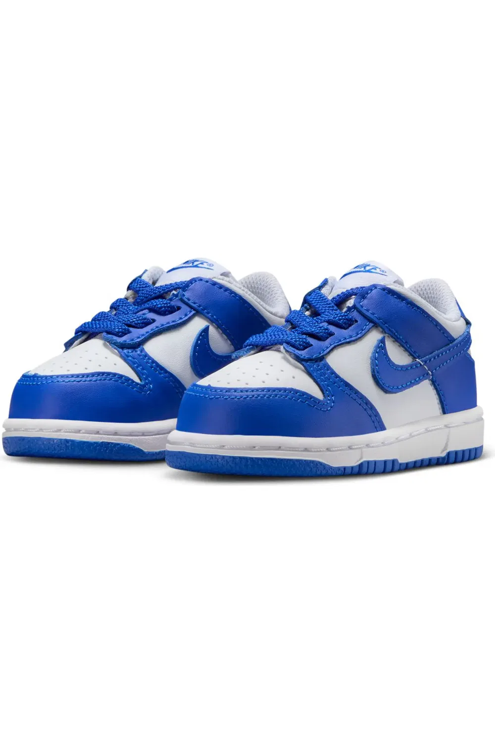 Кроссовки детские баскетбольные Dunk Low Nike, White/Hyper Royal