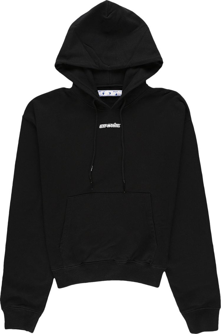 

Худи Off-White Marker Over Hoodie 'Black', черный