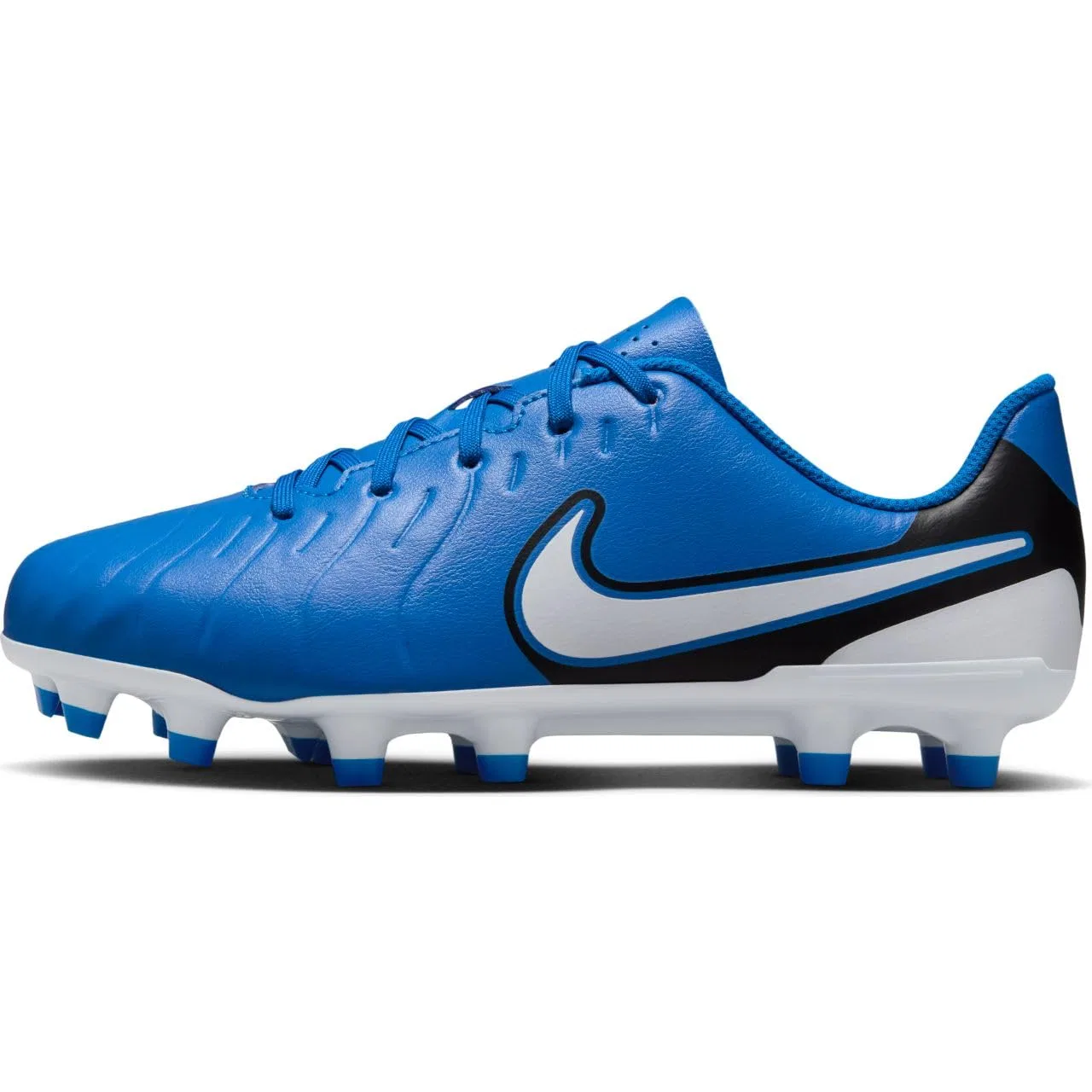 Детские бутсы для мальчиков с синтетическим верхом Jr. Tiempo Legend 10 Club Mg NIKE, Soar White