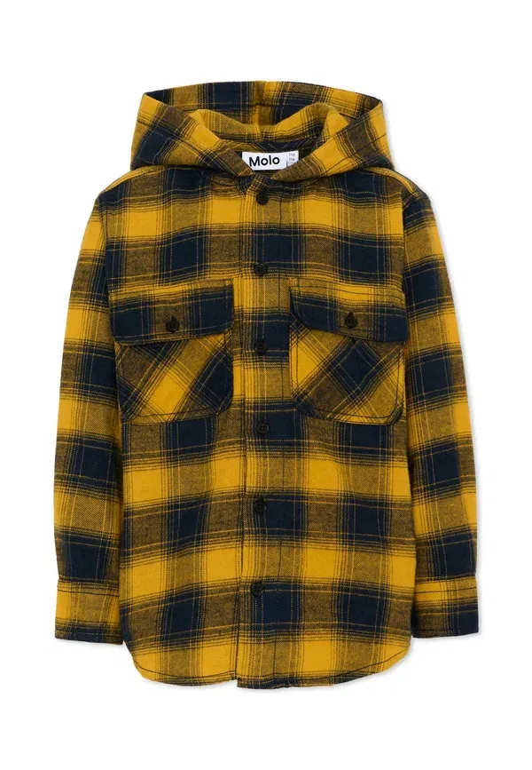 Рубашка фланелевая Camicia Molo, Yellow, черный/желтый
