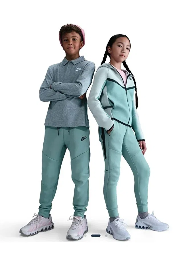 Детские спортивные штаны для девочек с принтом Nike, Green