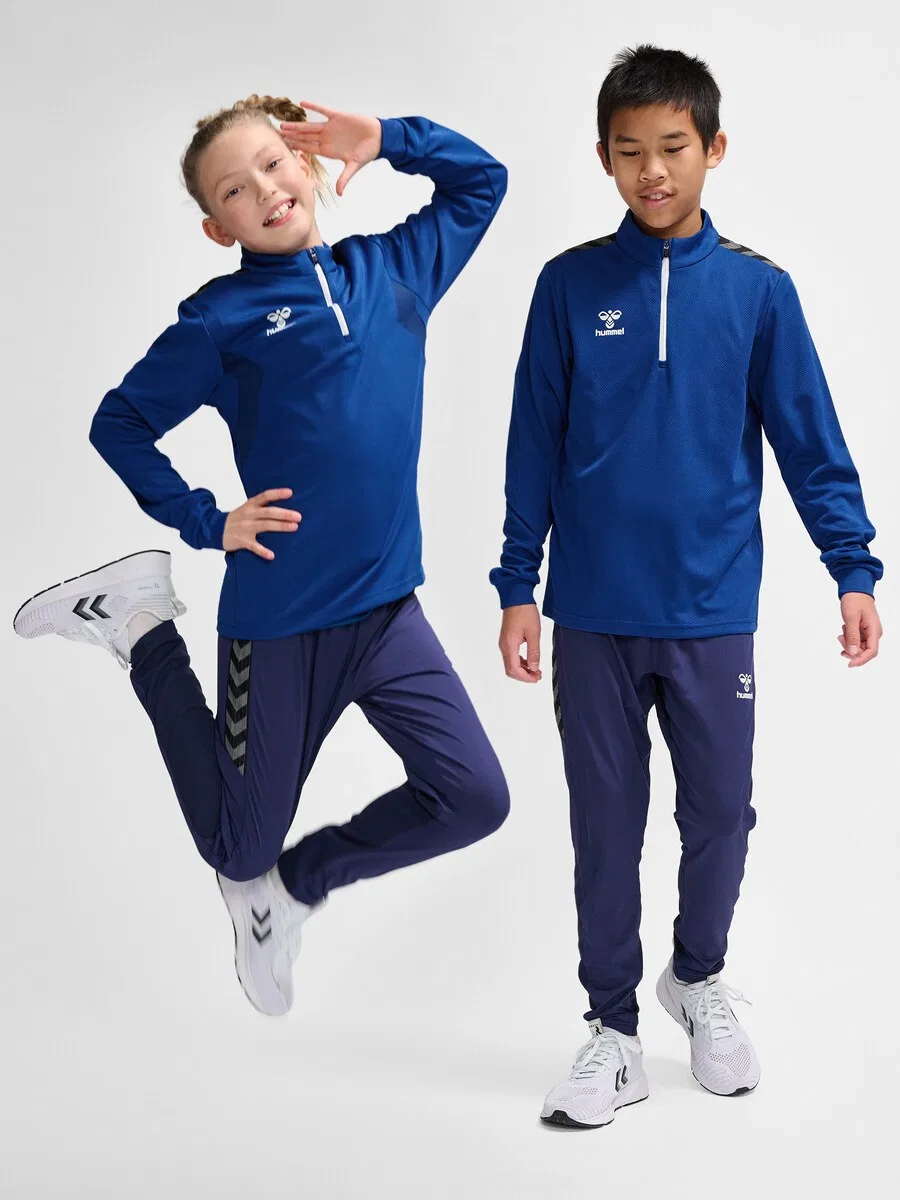 Спортивная толстовка Hummel 'Authentic' кобальтово-синего цвета — фото 3