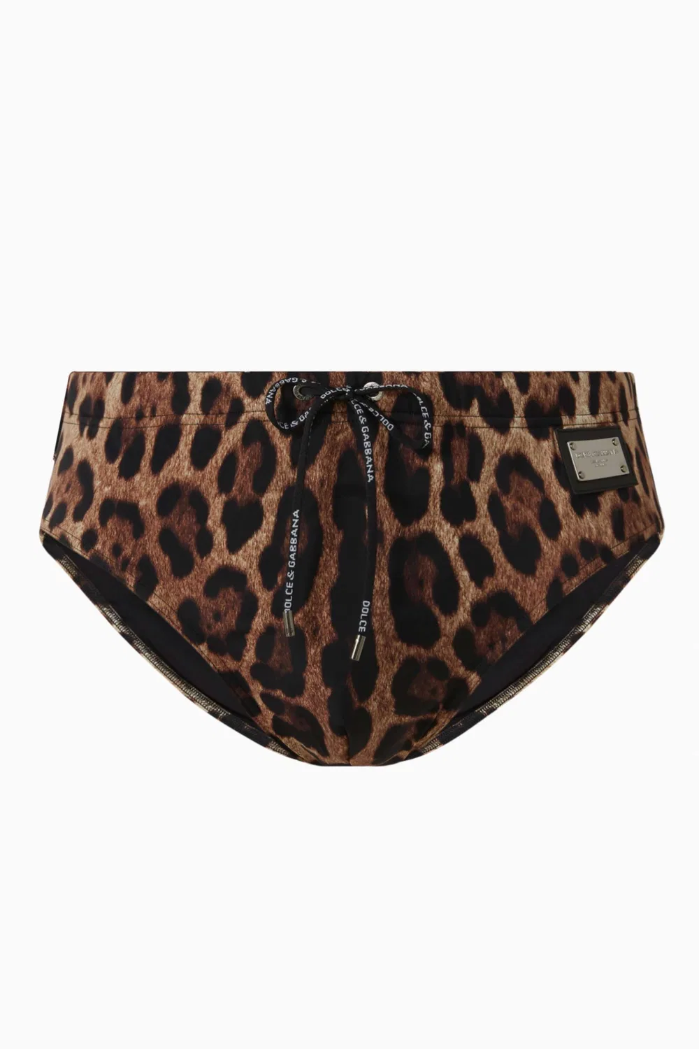 Шорты для плавания с леопардовым принтом Dolce & Gabbana
