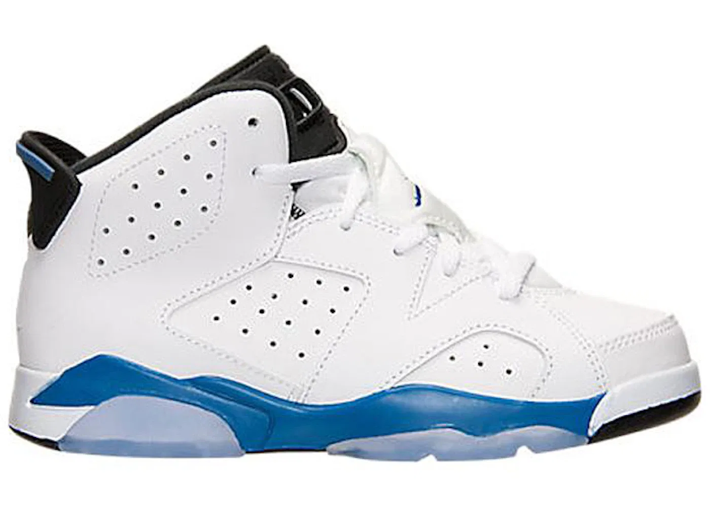 Детские кроссовки Lifestyle Jordan 6 Retro, White/Racer Blue/Black