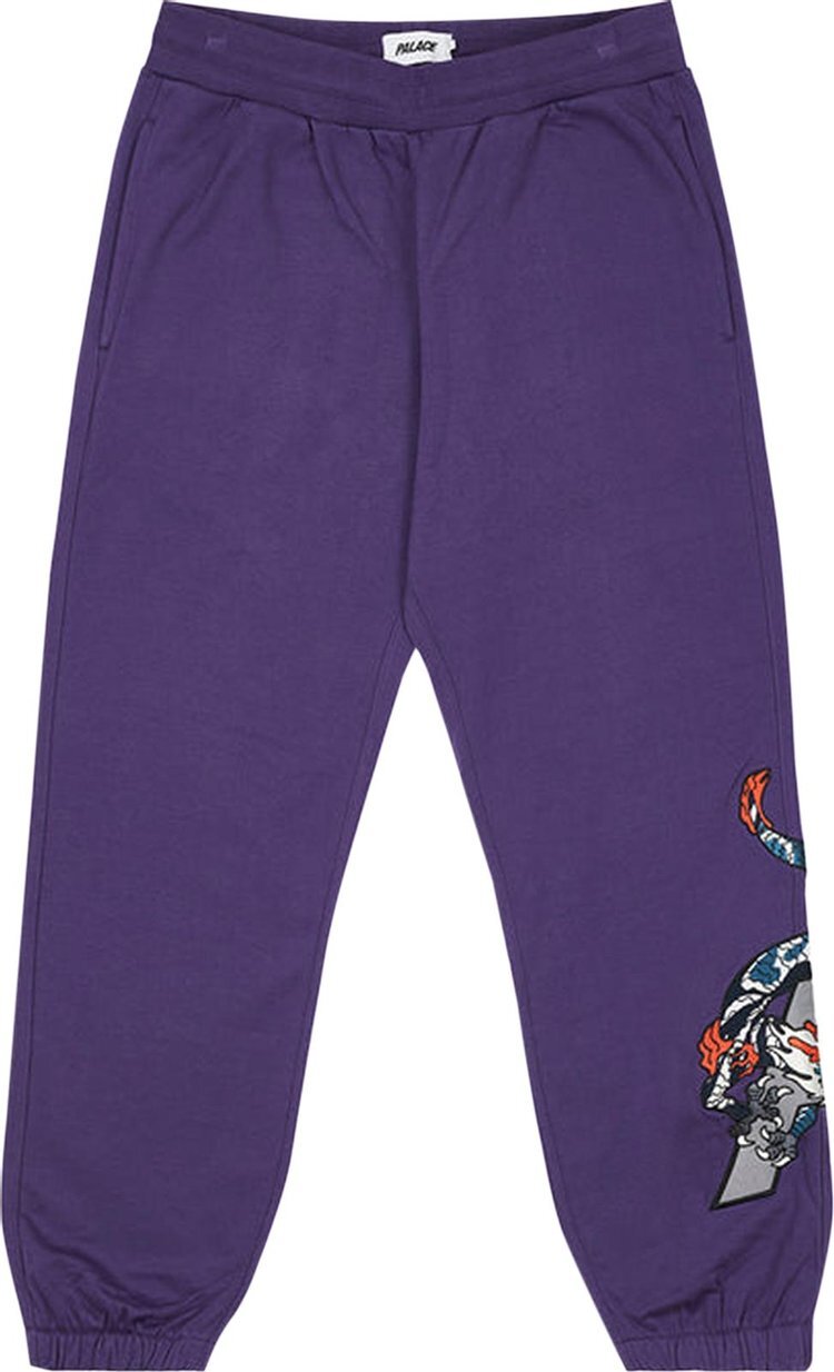 

Спортивные брюки Palace Dragon Sweatpants 'Purple', фиолетовый