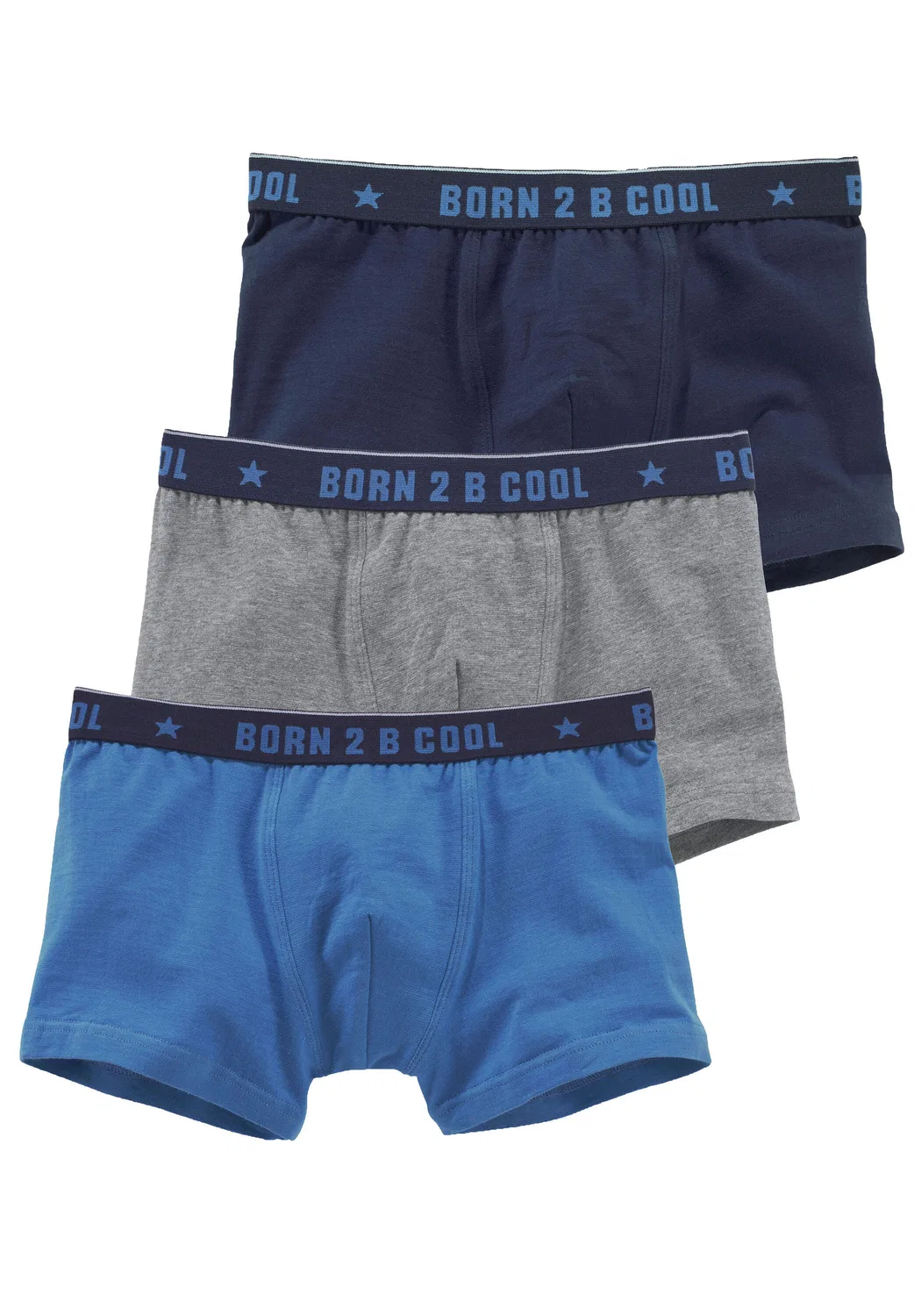 Детские боксеры из хлопка с контрастным поясом Authentic Le Jogger, Blau Mitternachtsindigo