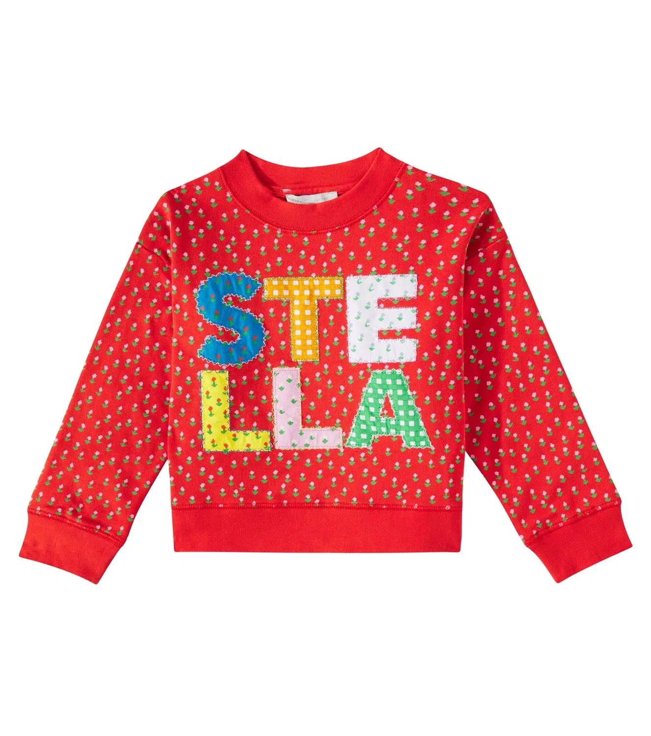 Толстовка хлопковая Stella Mccartney Kids, красный