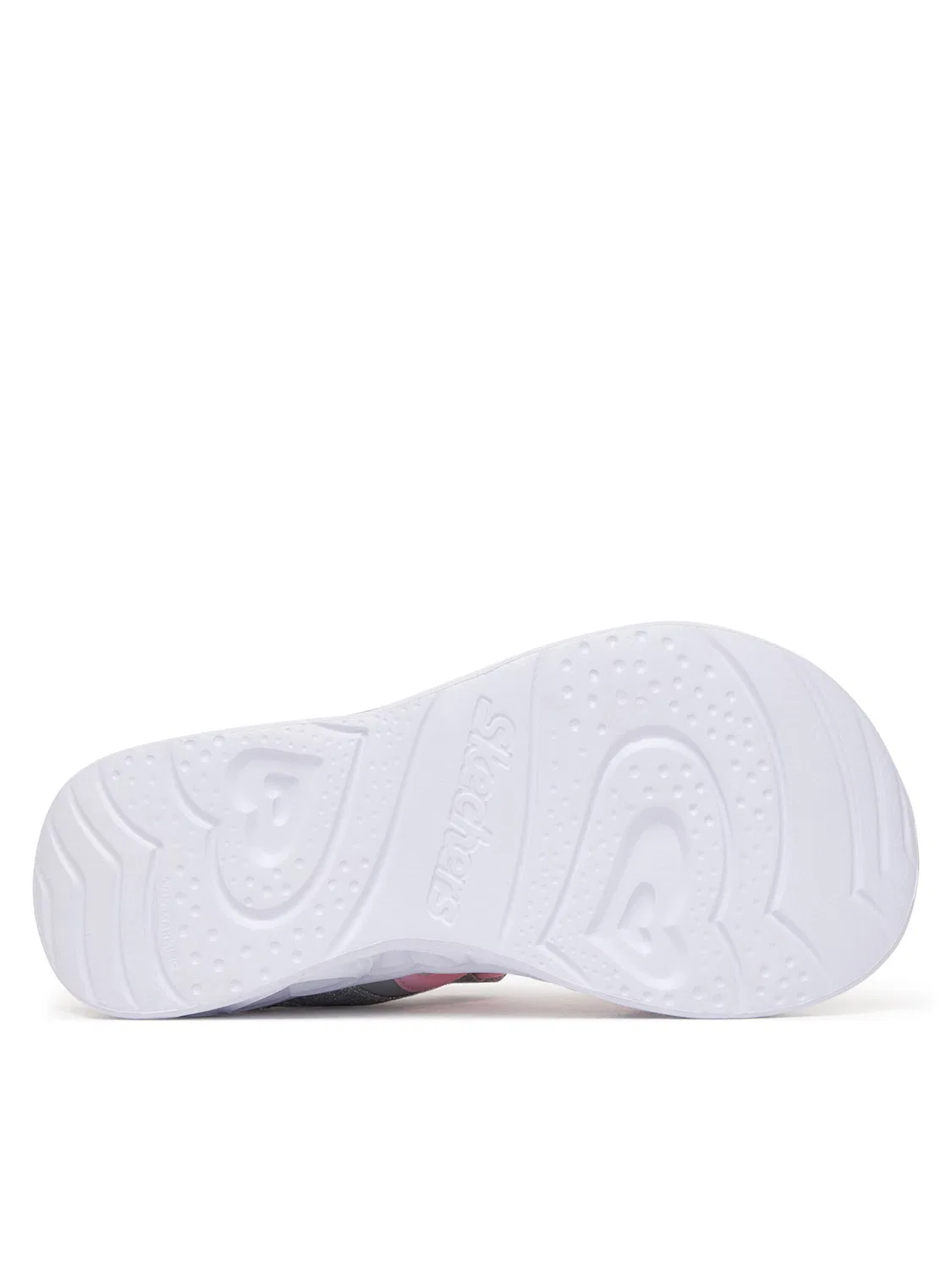 Сандалии для девочки S-Lights: Heart Lights Sandal Sugar Sparks Skechers, серебристый — фото 4
