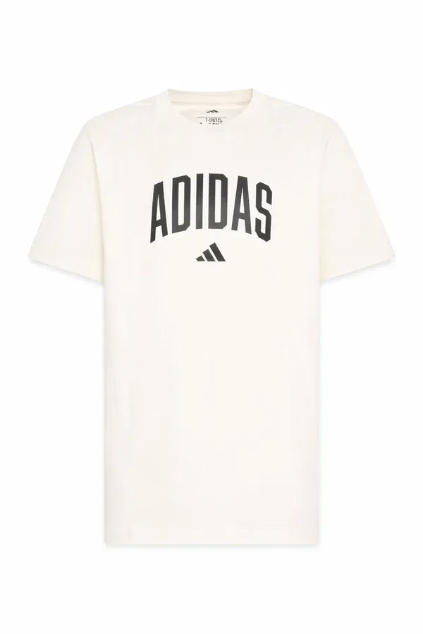 Футболка с принтом Print t-shirt Adidas Originals, кремовый