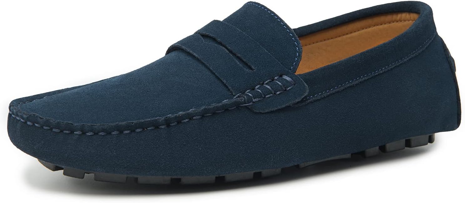 

Мужские мокасины Go Tour Penny, обувь для вождения, слипоны, лодочные туфли, темно-синий