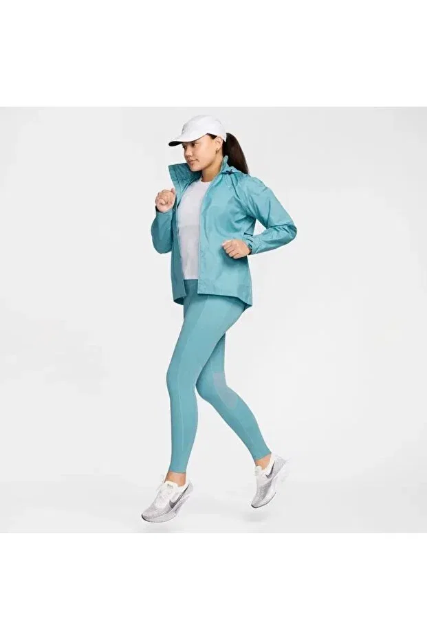 Женский дождевик с длинным рукавом Fast Repel Running Full-Zip Hooded Nike, Blue — фото 3