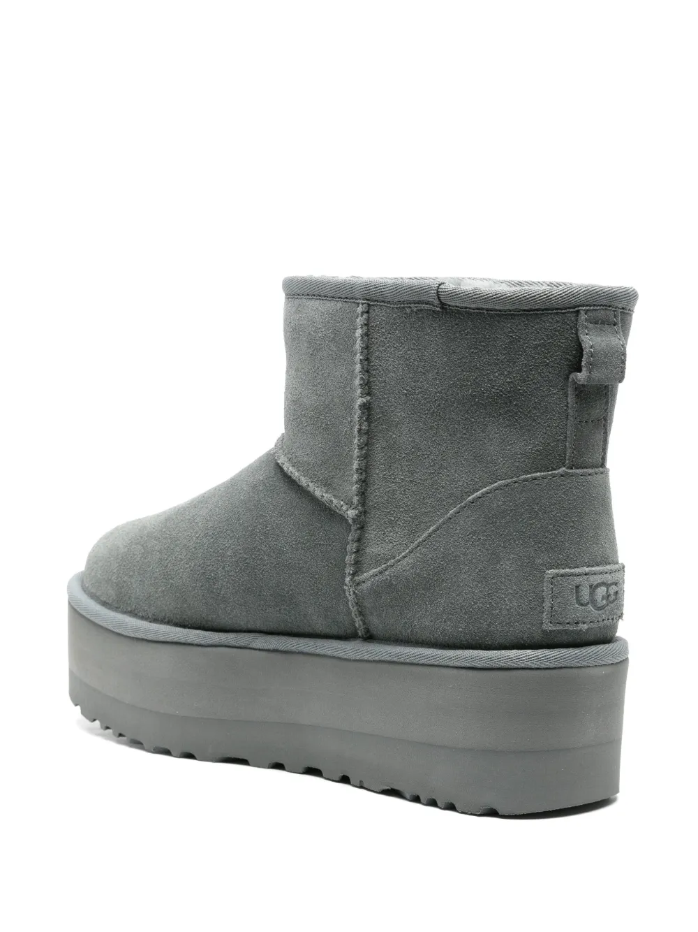 Угги UGG Classic на мини-платформе, зеленый — фото 3