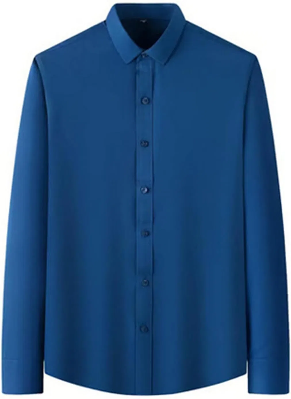 Мужская рубашка-поло с коротким рукавом, слим-фит, Lue Long-sleeved