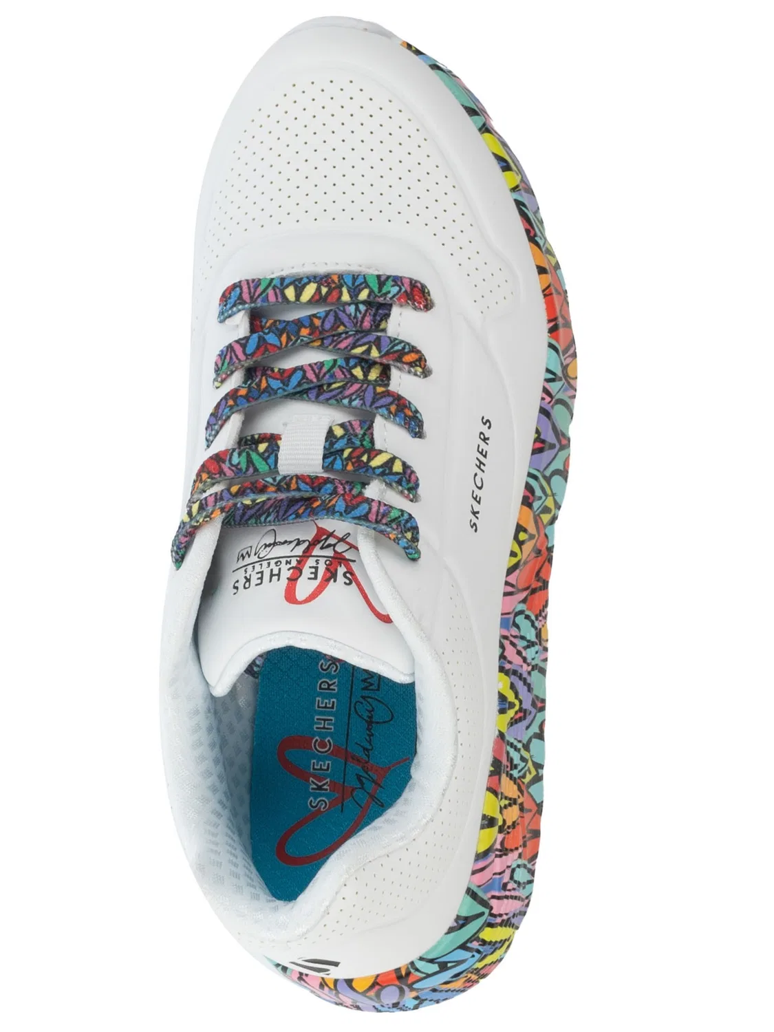 Кроссовки SKECHERS Skechers Uno Lite - Subtle Love белого цвета — фото 4