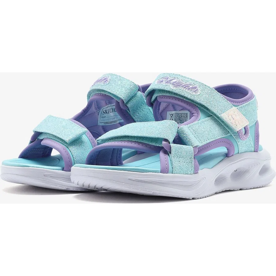 Сандалии с подсветкой Sola Glow, Skechers, Фиолетовый — фото 3