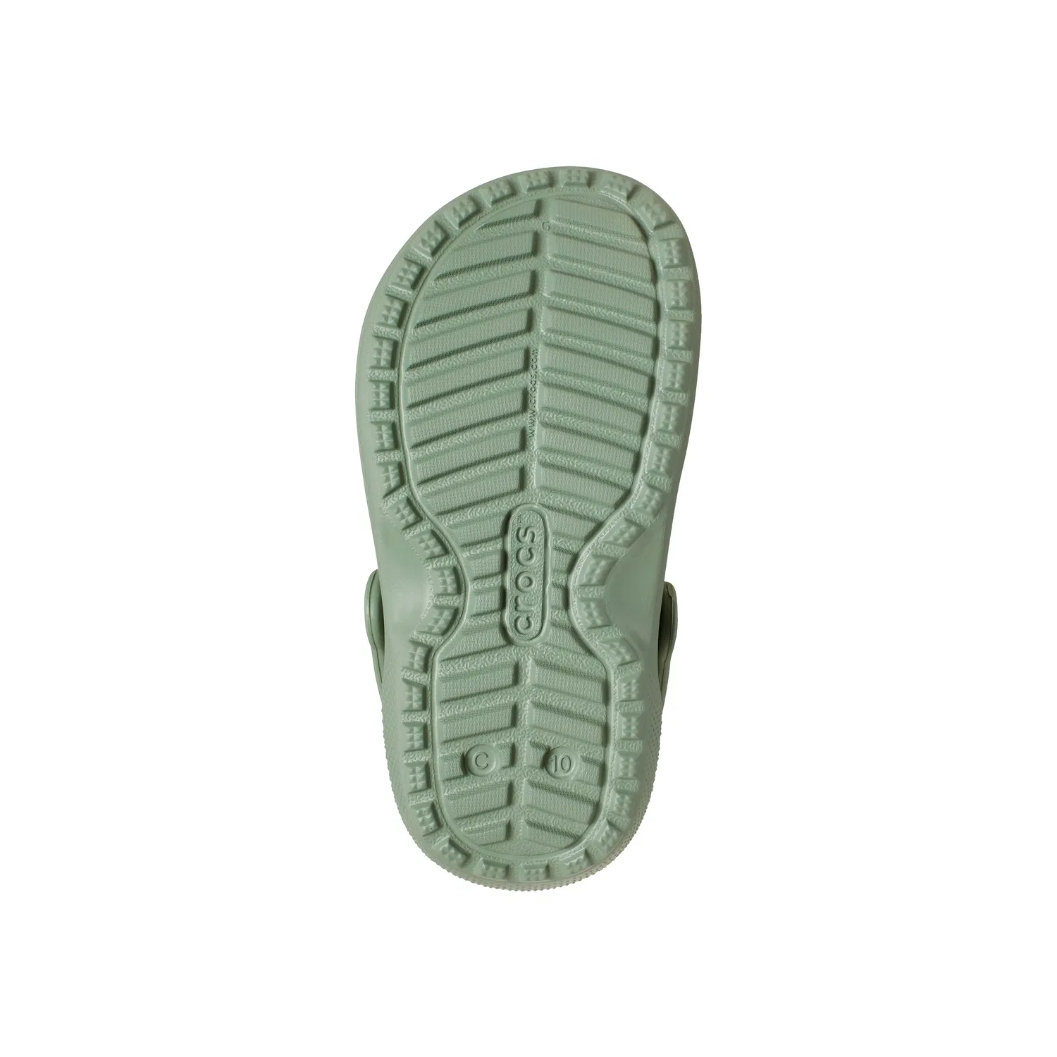 Сабо с подкладкой Classic Lined Clog K Crocs, зеленый — фото 4