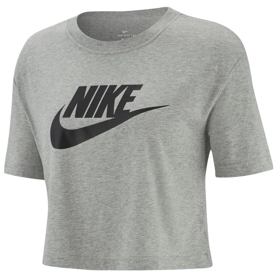 Женская футболка Nike Sportswear Essential с принтом Nike, Серый
