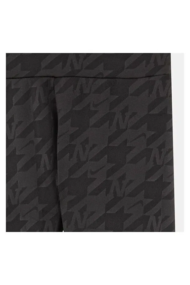 Детские леггинсы для девочек с принтом Varisty Prep Nike, Black — фото 3