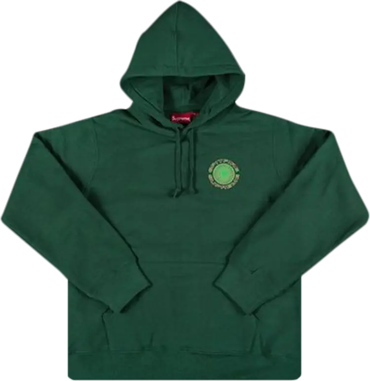 

Толстовка Supreme x Spitfire Hooded Sweatshirt 'Green', зеленый