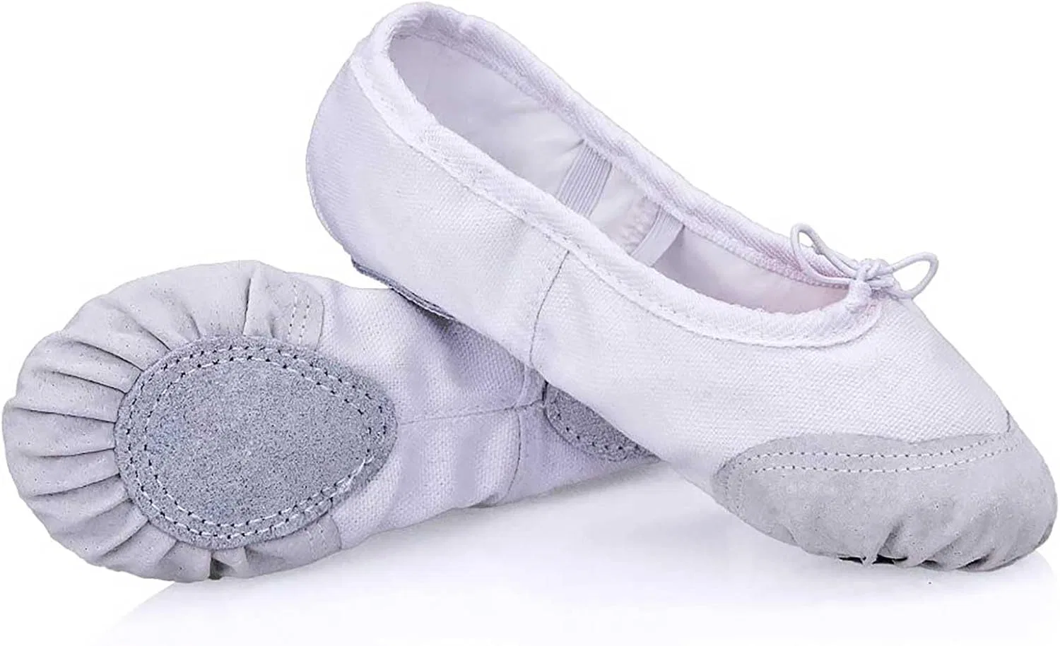 Детские балетки с мягкой подошвой Daydance Ballet Slippers, White