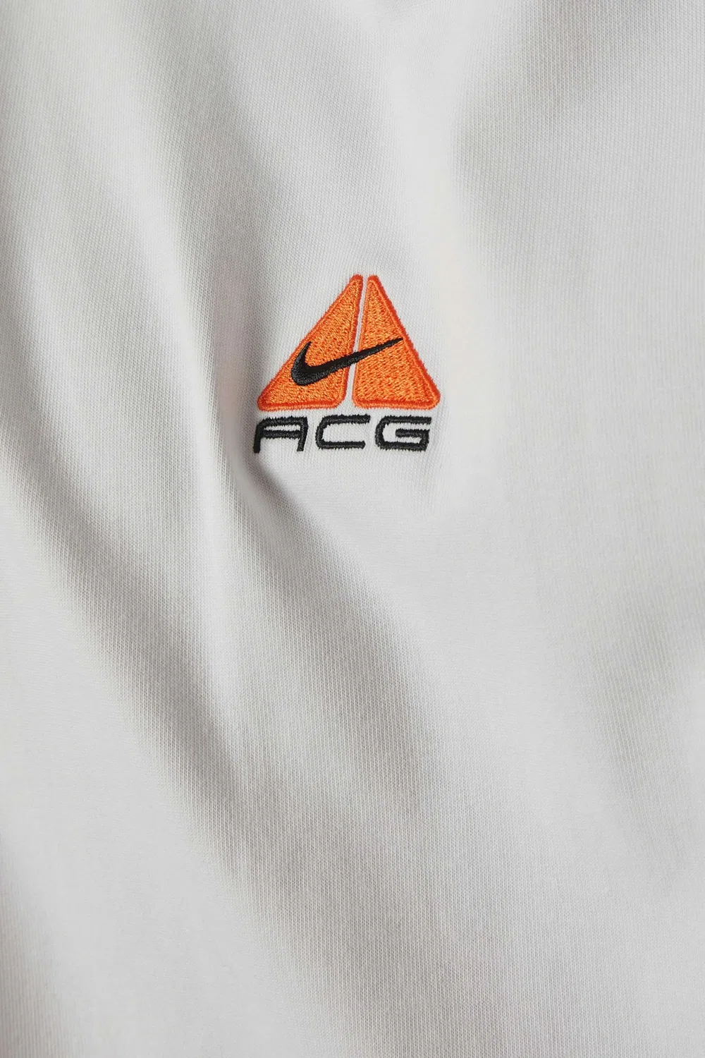 Футболка с коротким рукавом с вышитым логотипом ACG Nike, белый — фото 4