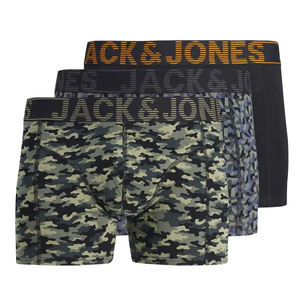 Брюки три боксера Jack & Jones, мультиколор