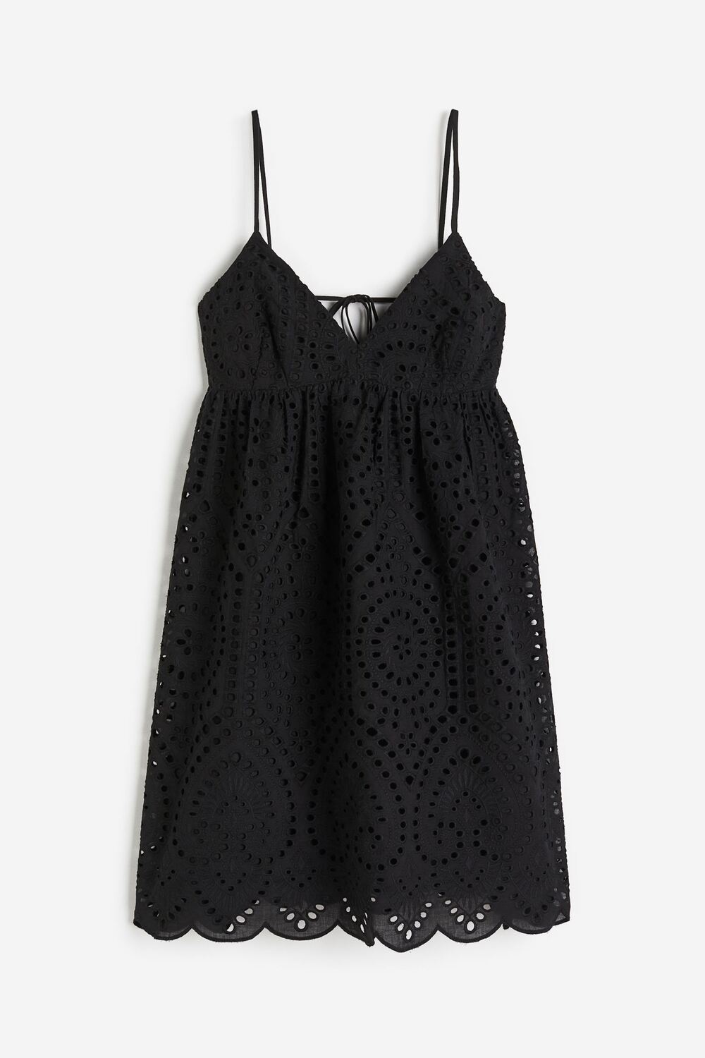 

Платье H&M Eyelet Embroidery, черный
