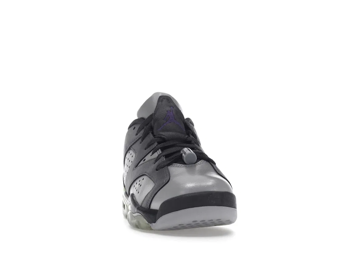Детские кроссовки Lifestyle с низким верхом Jordan 6 Retro Low Jordan, Dark Grey/Ultraviolet-Wolf Grey-Ghost Green — фото 2