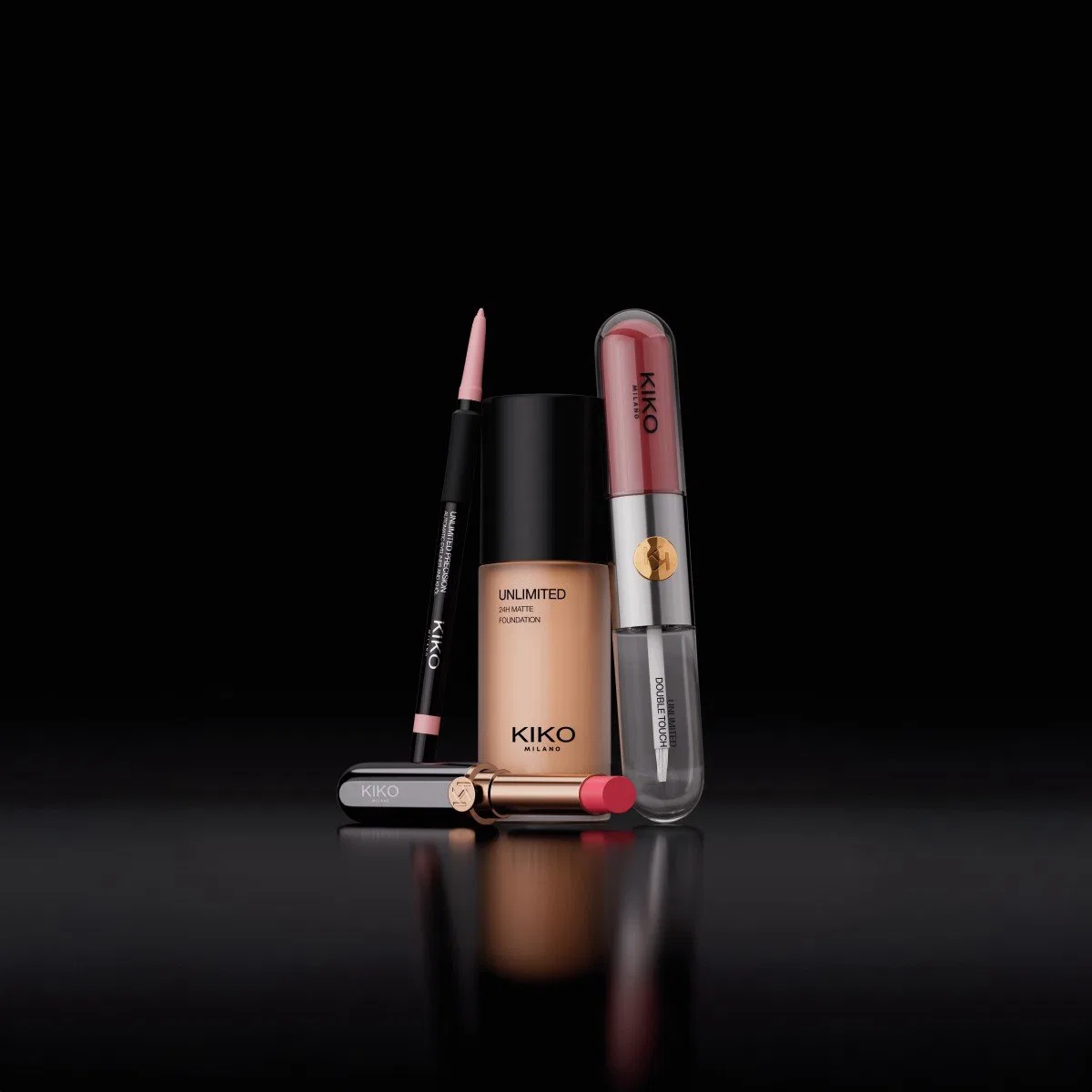 Матовый тональный крем Unlimited 24H Matte Foundation 30 мл, оттенок 6 NG Neutral Gold, KIKO Milano — фото 3