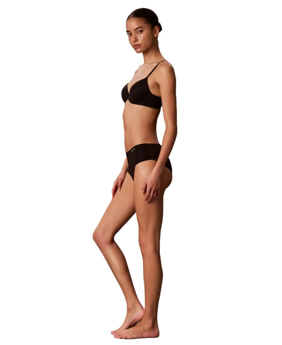 Комплект трусов-хипстеры из микрофибры с бесшовной отделкой Calvin Klein, Black — фото 4
