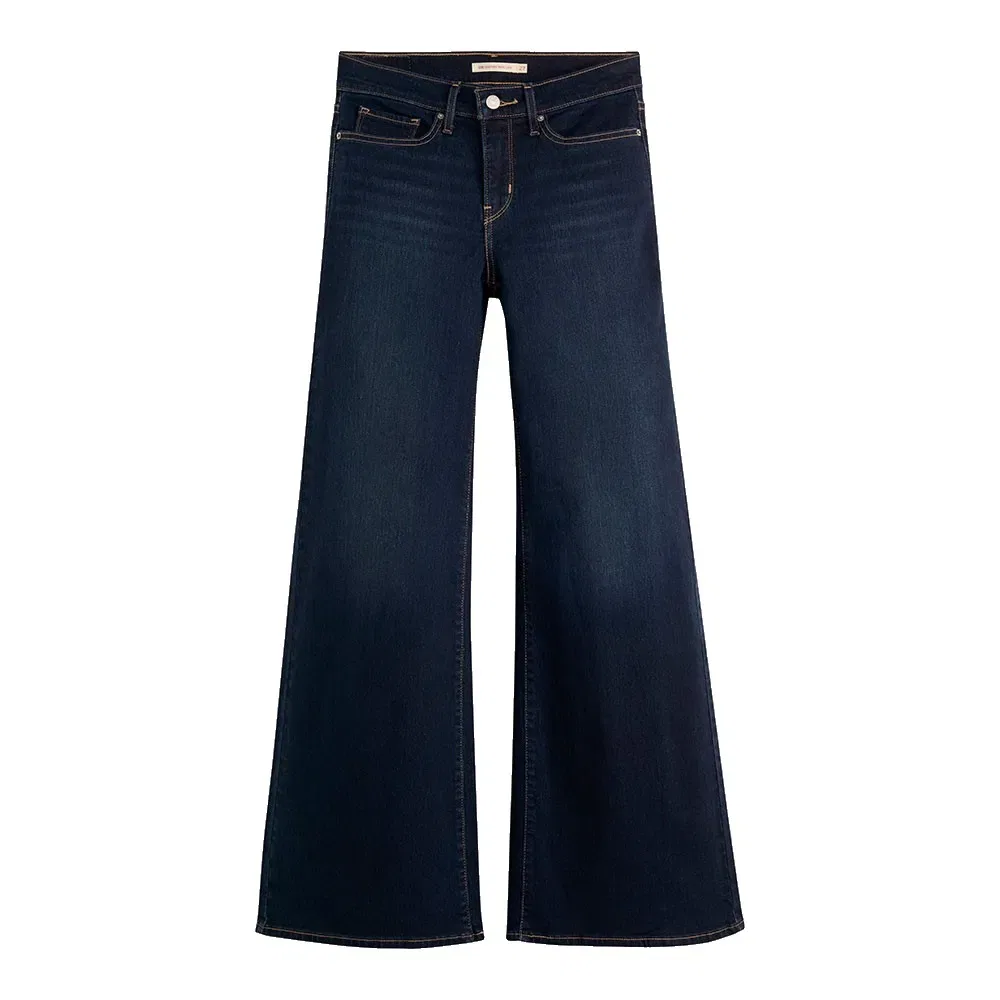 Женские джинсы с широкой штаниной 318 Shaping Levi's, Blue — фото 3