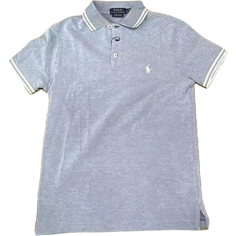Мужское поло с воротником, прямой крой, Polo Ralph Lauren, Blue