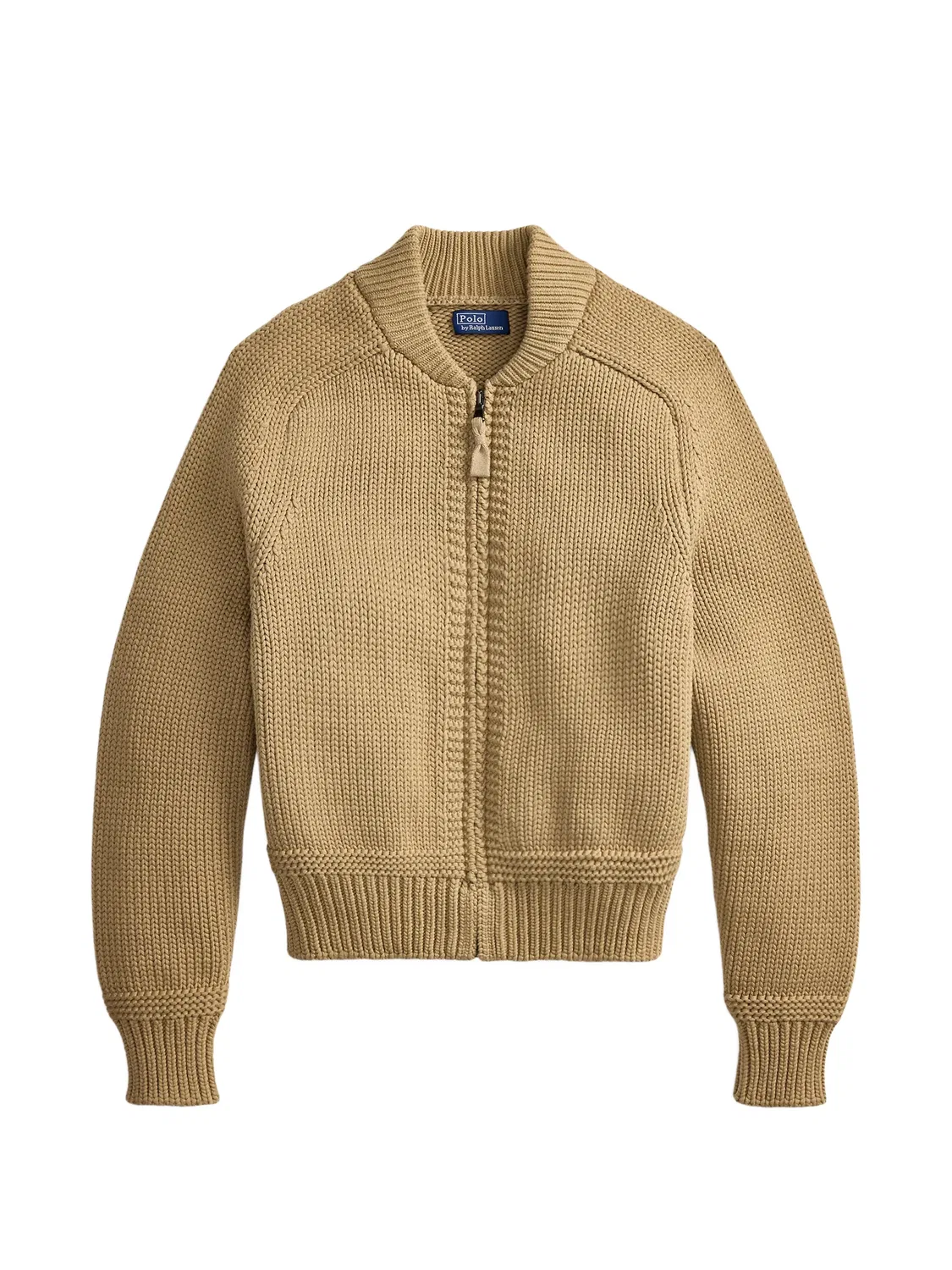 Polo Ralph Lauren Свитер на молнии коричневый