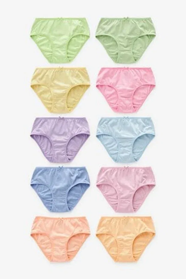 Детские трусы для девочек хлопковые 10 штук Next Baby, Multicolor