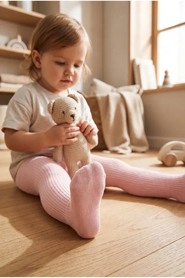 Детские колготки для девочек хлопковые Dream baby Katia&Bony, Pink