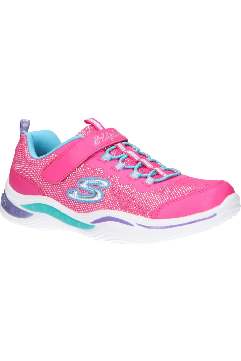 Детские кроссовки для девочек Skechers 20202L-NPMT, Rosa — фото 2