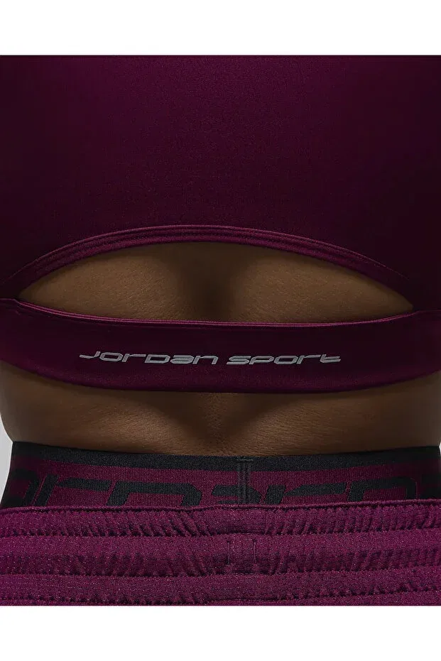 Женский топ-бодикон для спорта с коротким рукавом Nike, Purple — фото 4