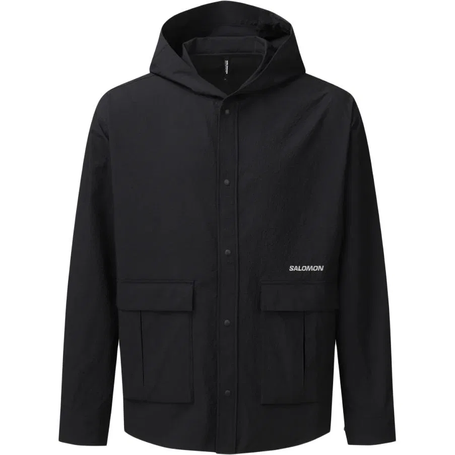 Детское пальто с принтом UNI SALOMON, Black
