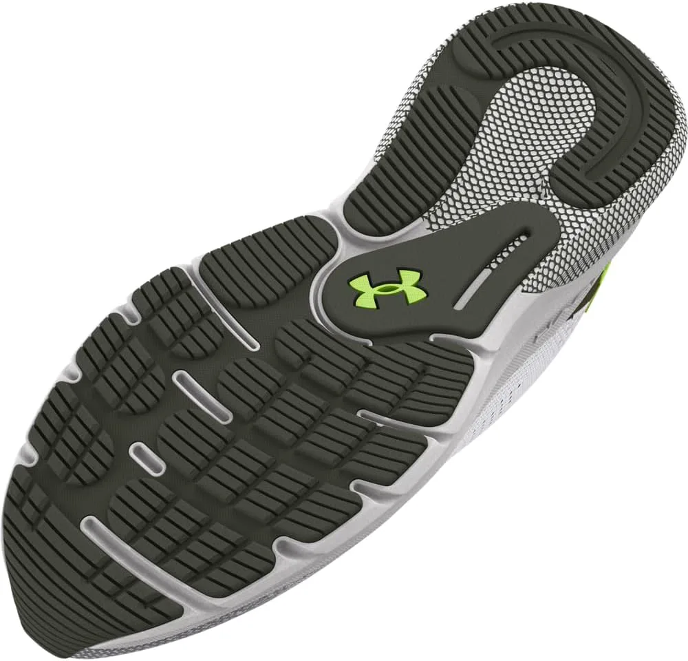 Мужские беговые кроссовки Under Armour HOVR Turbulence 2, белый/зеленый — фото 3