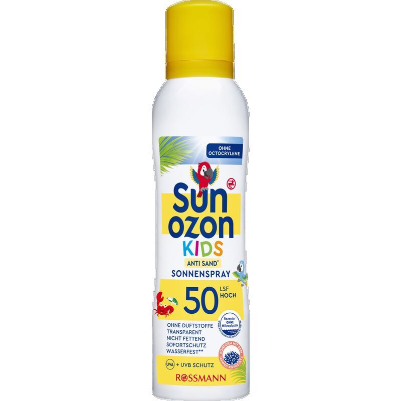 

Солнцезащитный спрей Kids Anti Sand SPF 50 sunozon, 200 ml