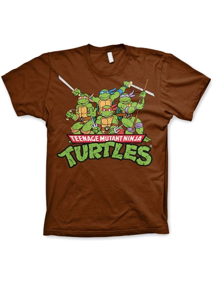 

Футболка Teenage Mutant Ninja Turtles, коричневый