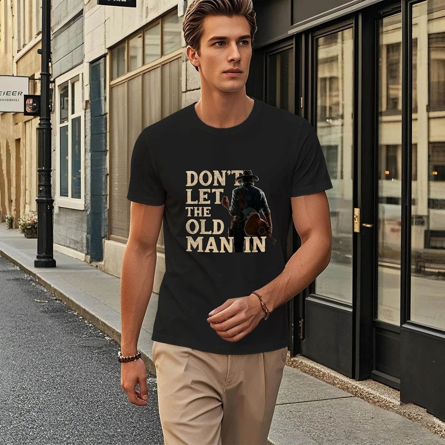 Мужская футболка с принтом Shirt-003, Allblack — фото 4