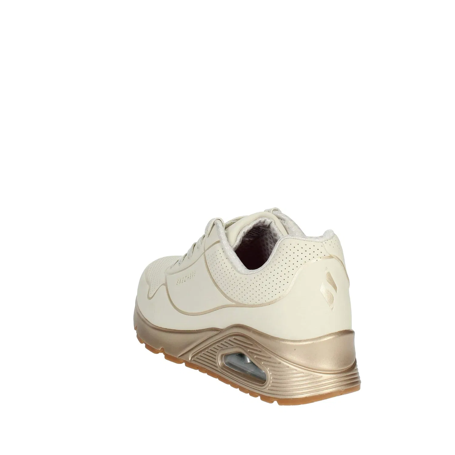 Детские кроссовки для девочек с принтом 310538l Nat Skechers, Beige — фото 2